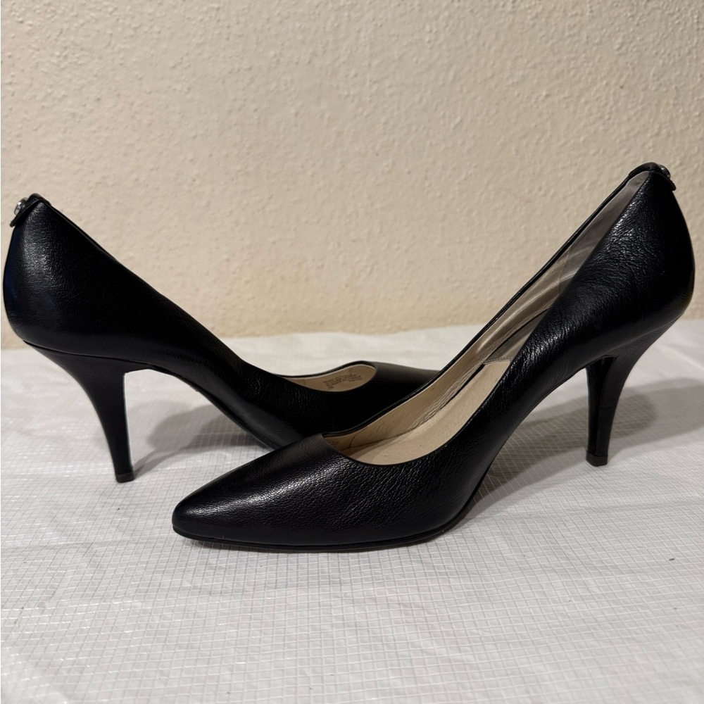Michael Kors Black Leather Heels